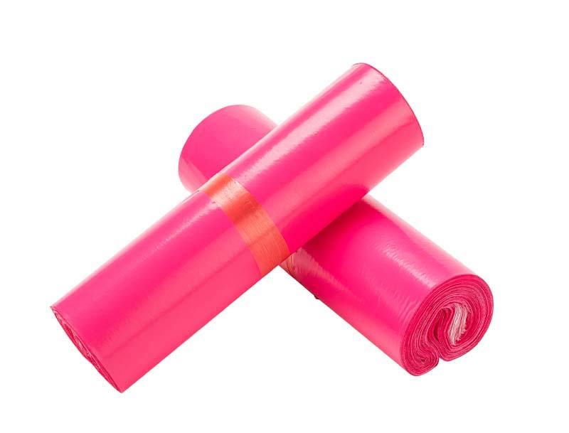 泰来玫红色快递袋-02